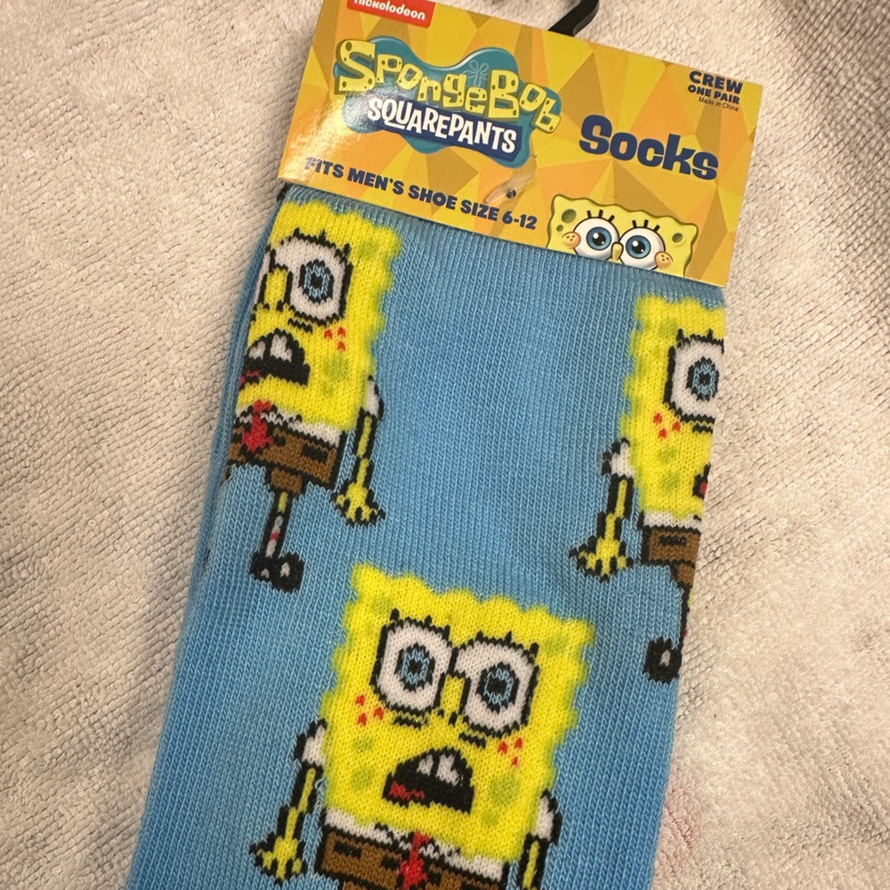 Sponge Bob cartoon Socks